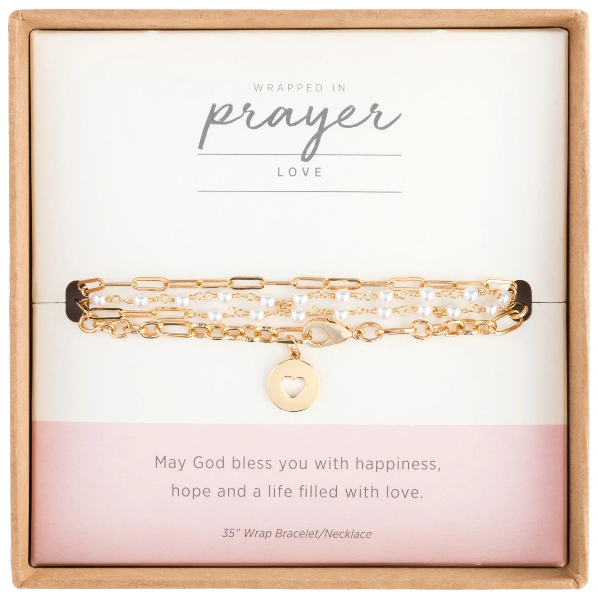 Love Wrapped in Prayer 2-in-1 Necklace/Bracelet