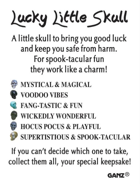 Lucky Little Skulls Token Charm