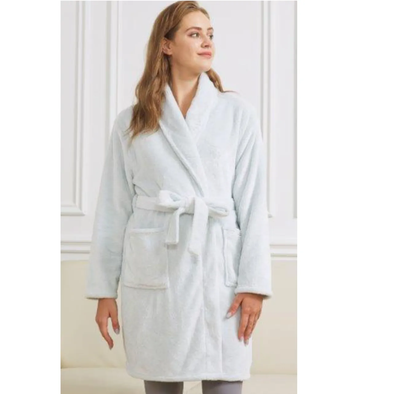 Luxury Soft Color Velvet Robe