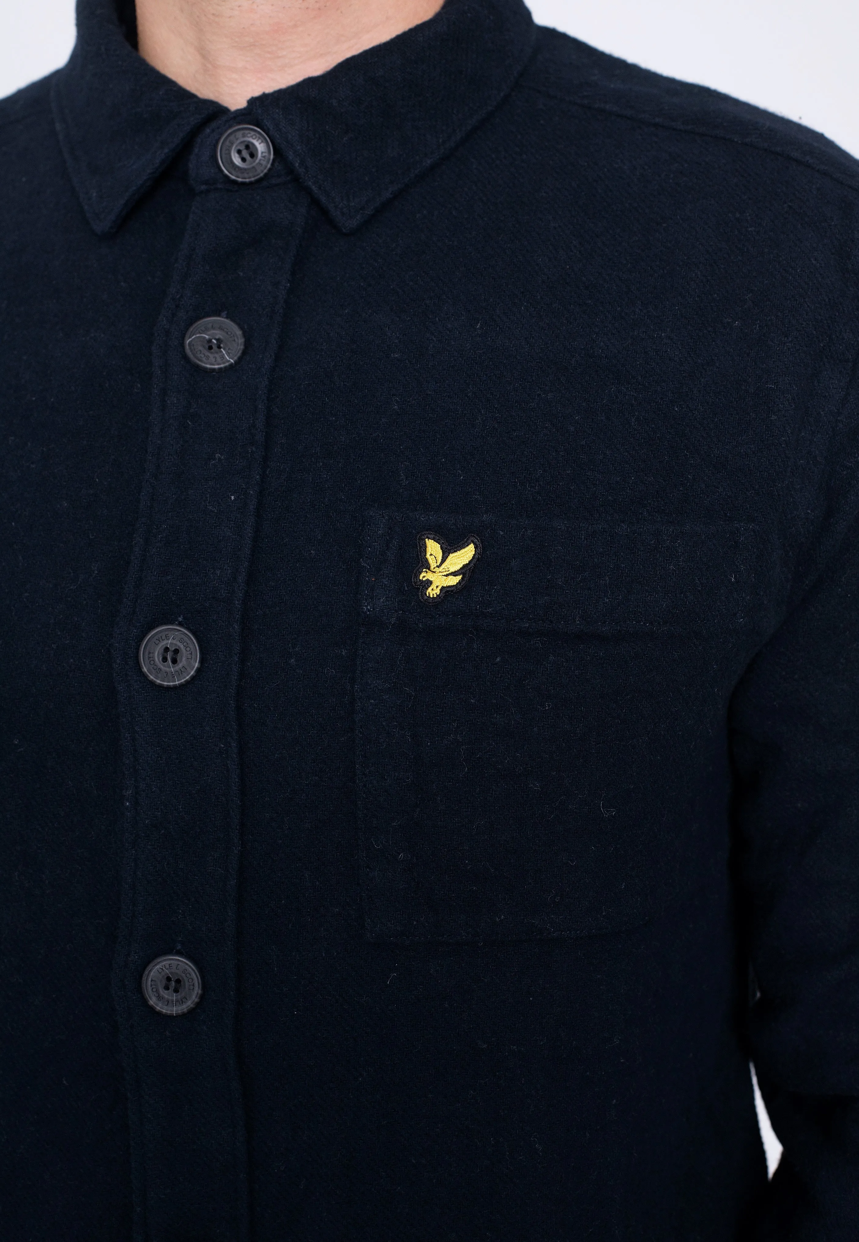 Lyle & Scott - Brushed Dark Navy - Shirt