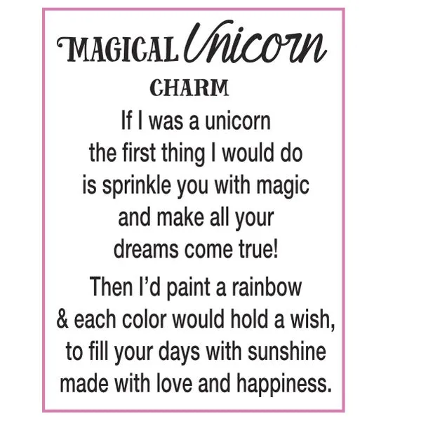 Magical Unicorn Token Charm