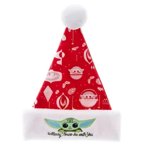 Merry Force Be With You Star Wars The Child Baby Yoda Santa Hat