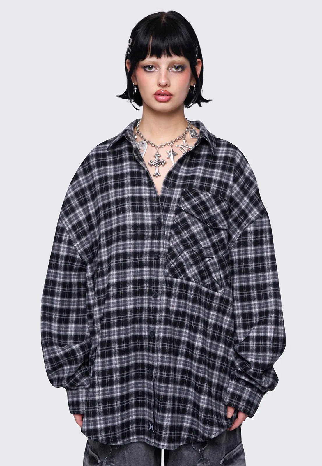 Minga London - Harper Black Plaid - Shirt