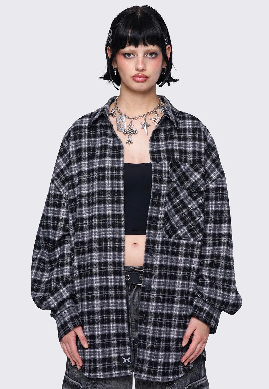 Minga London - Harper Black Plaid - Shirt