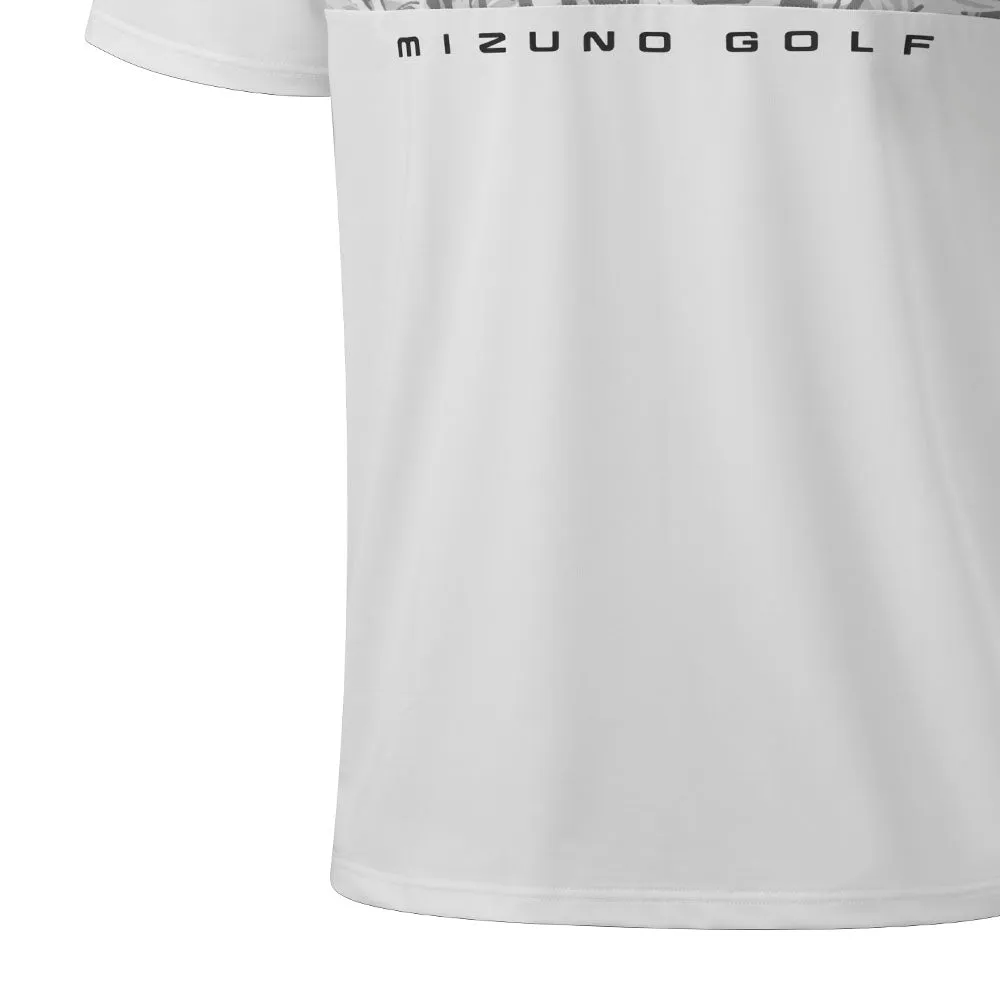 Mizuno Cali Stripe Polo Shirt - White