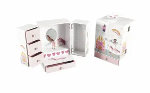 Musical Jewelry Box - Fairy Unicorn Wardrobe