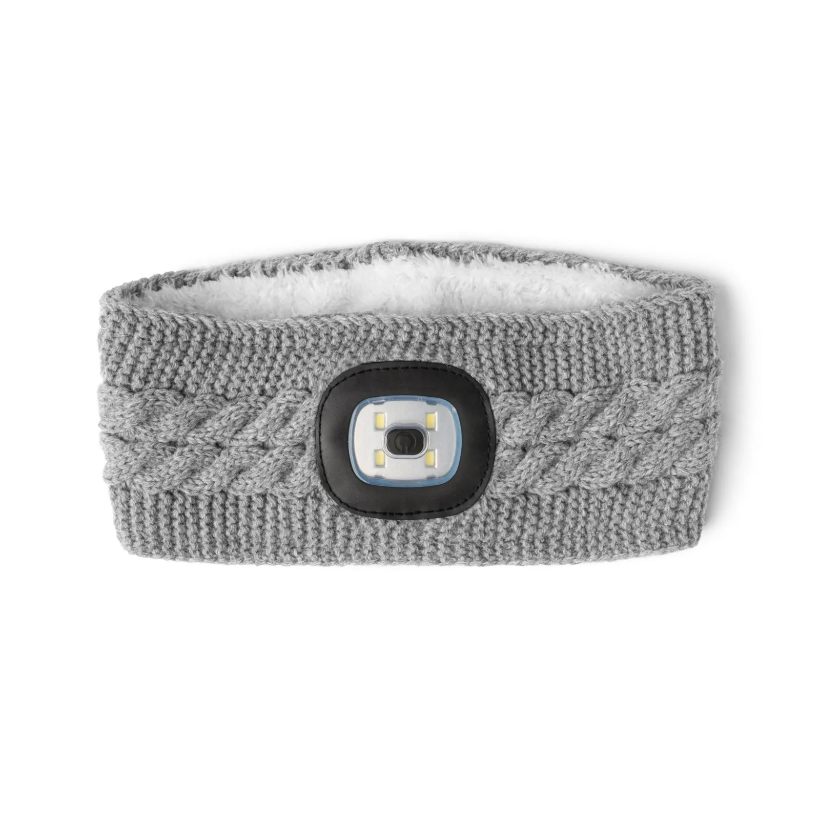Night Scope Nova Rechargeable LED Light Knit Headwarmer - Gray