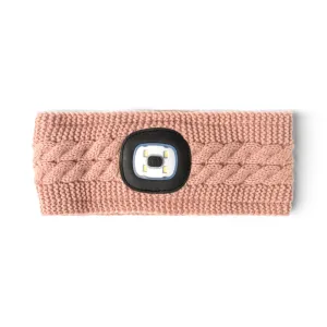 Night Scope Nova Rechargeable LED Light Knit Headwarmer - Pink