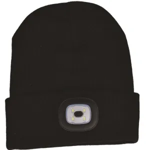 Night Scout Rechargeable LED Black Beanie Hat