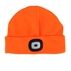 Night Scout Rechargeable LED Orange Beanie Hat