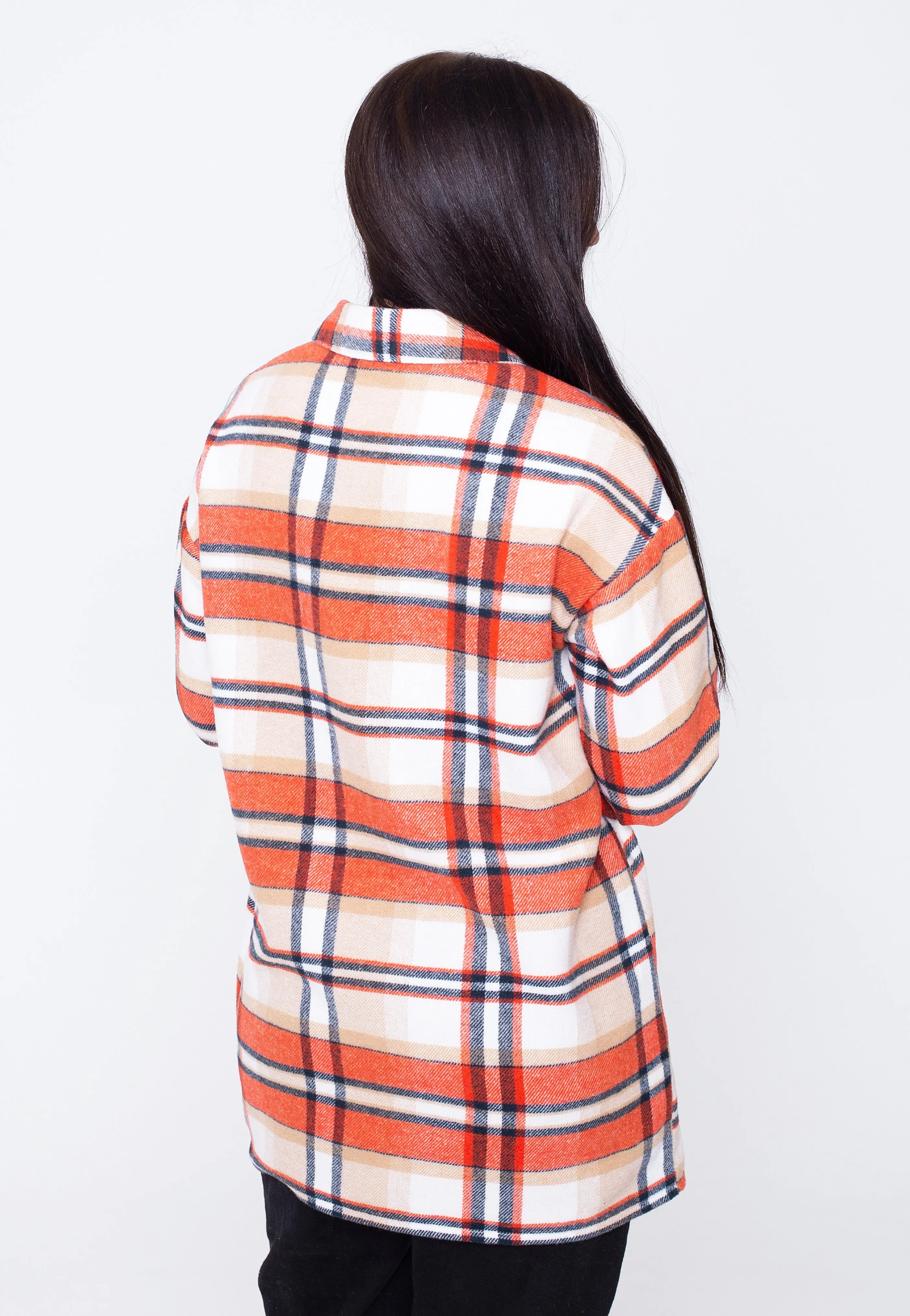 Noisy May - Flanny Long Shacket Hazelnut - Shirt