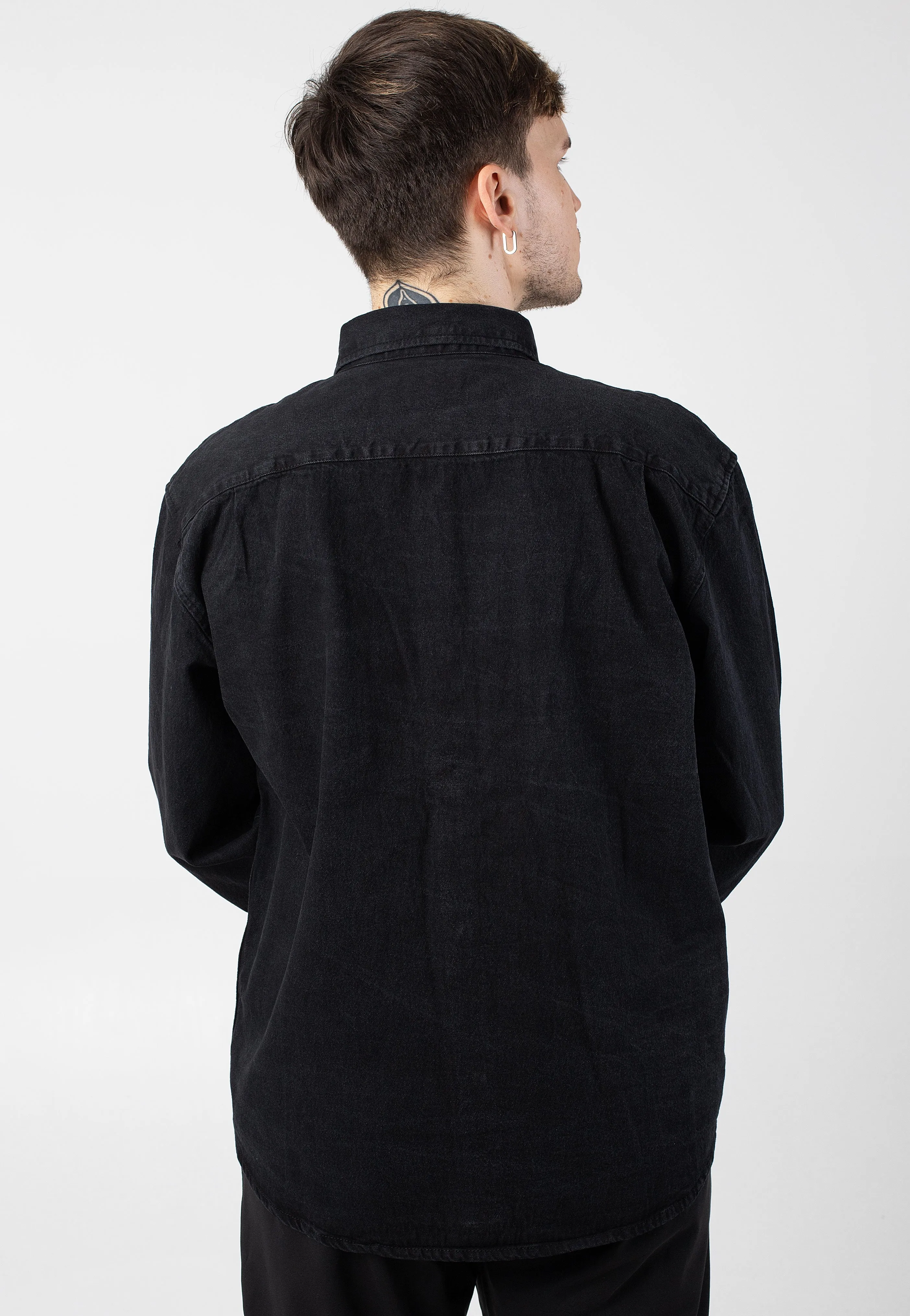 Obey - Logan Denim Woven Faded Black - Shirt