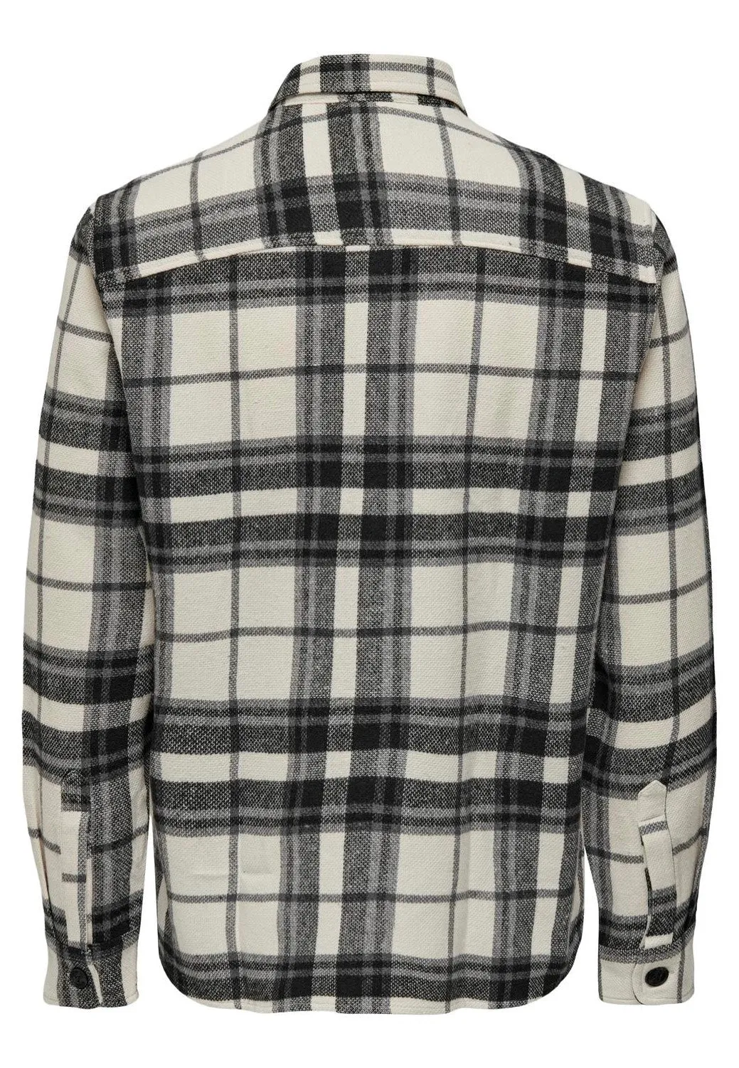 Only & Sons - Milo Check Cloud Dancer - Shirt