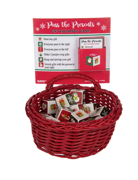 Pass the Presents White Elephant Gift Exchange Game Christmas Token Charm