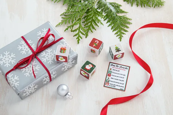Pass the Presents White Elephant Gift Exchange Game Christmas Token Charm