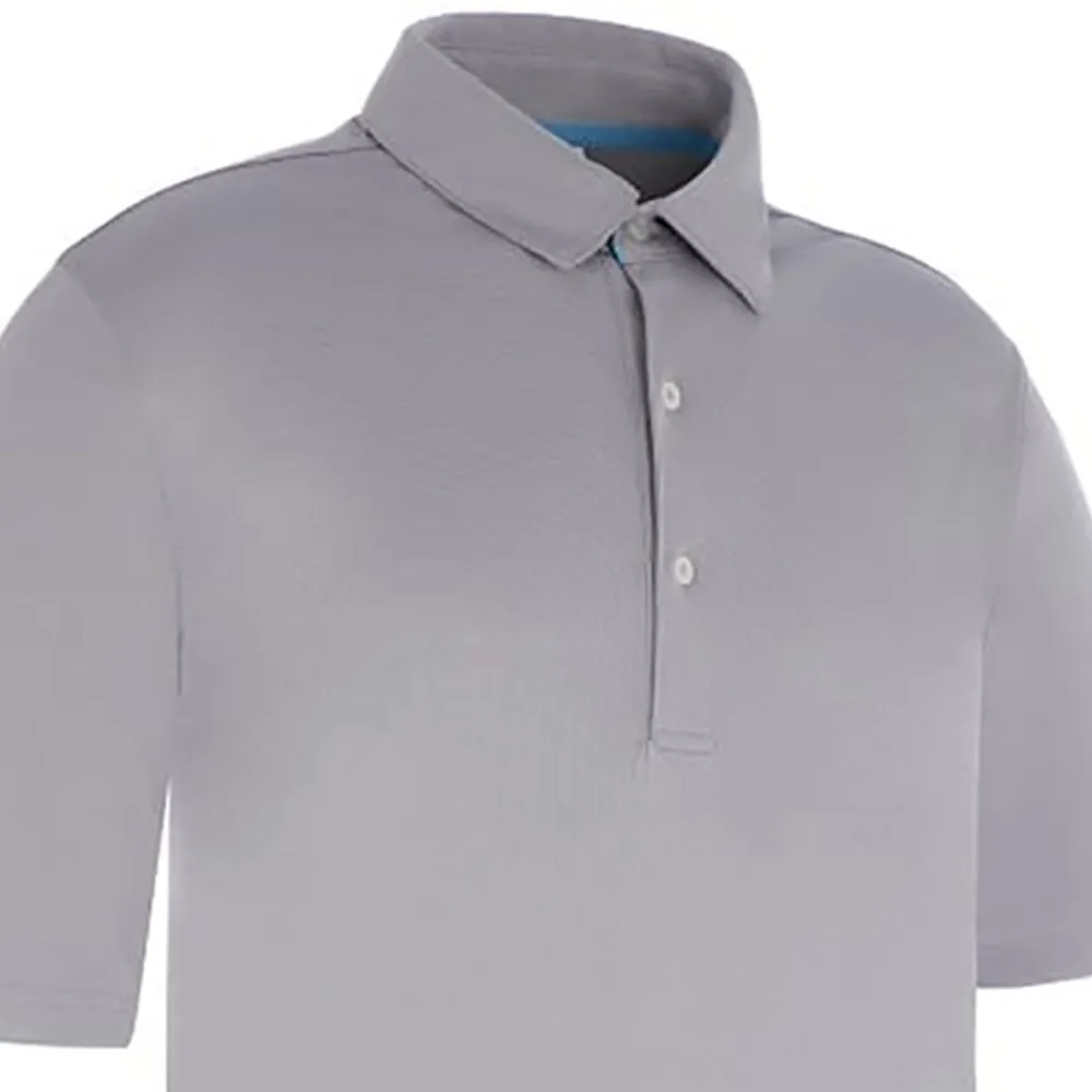 ProQuip Pro Tech Pin Dot Polo Shirt - Steel