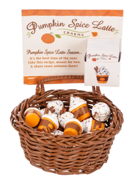 Pumpkin Spice Latte Token Charm