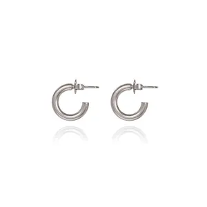 Spirit by Silver Forest Classic Hoop Earrings in Silver