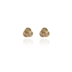 Spirit by Silver Forest Love Knot Stud Earrings in Gold