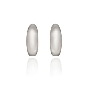Spirit by Silver Forest Modern Chic Hoop Earrings in Silver