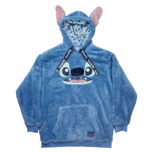 Stitch Plush Sherpa Cosplay Unisex Hoodie