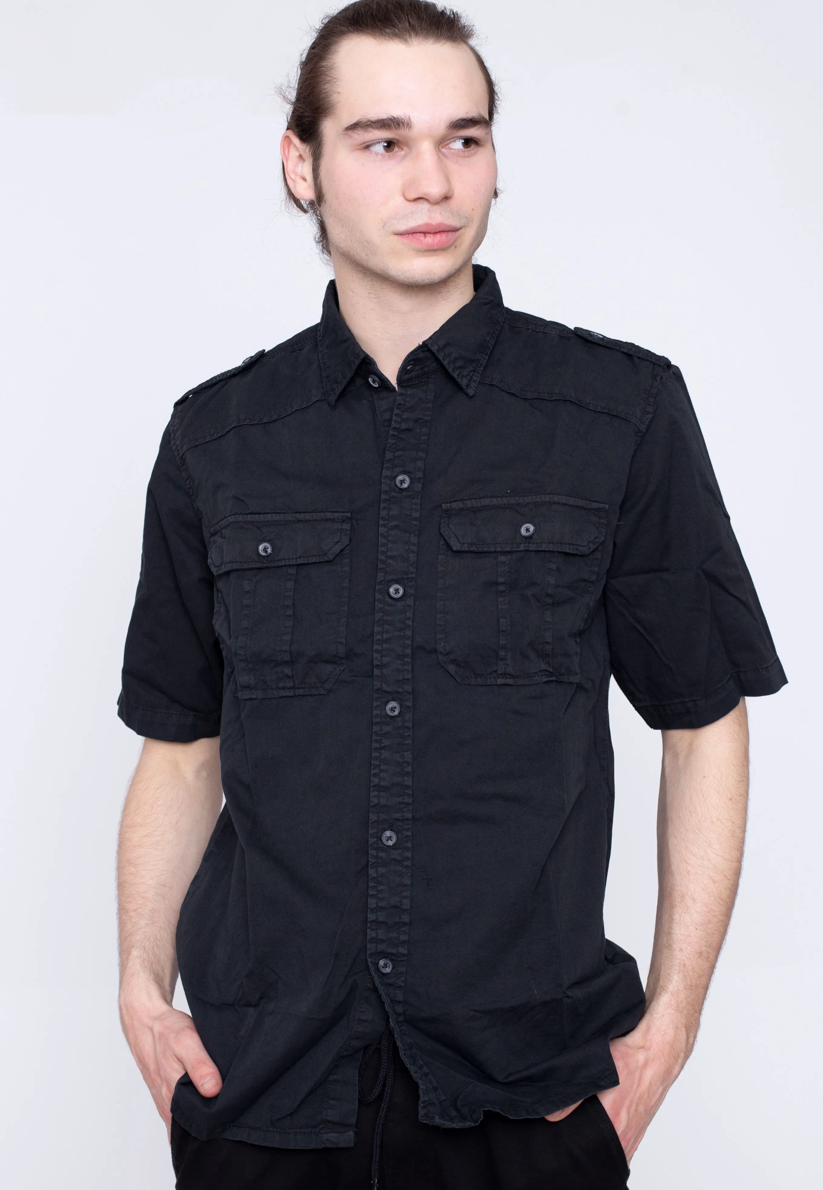 Surplus - M65 Basic Short Arm Black - Shirt