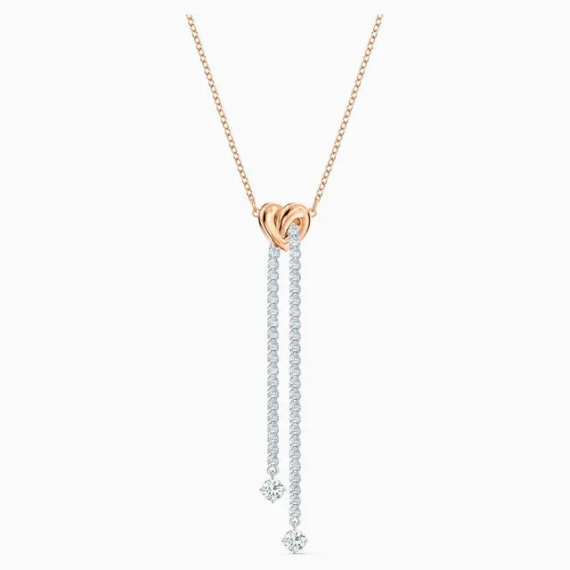 Swarovski Lifelong Heart Y Necklace