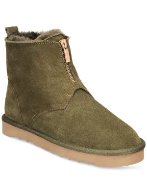 Terrii Womens Suede Faux Fur Lined Winter & Snow Boots