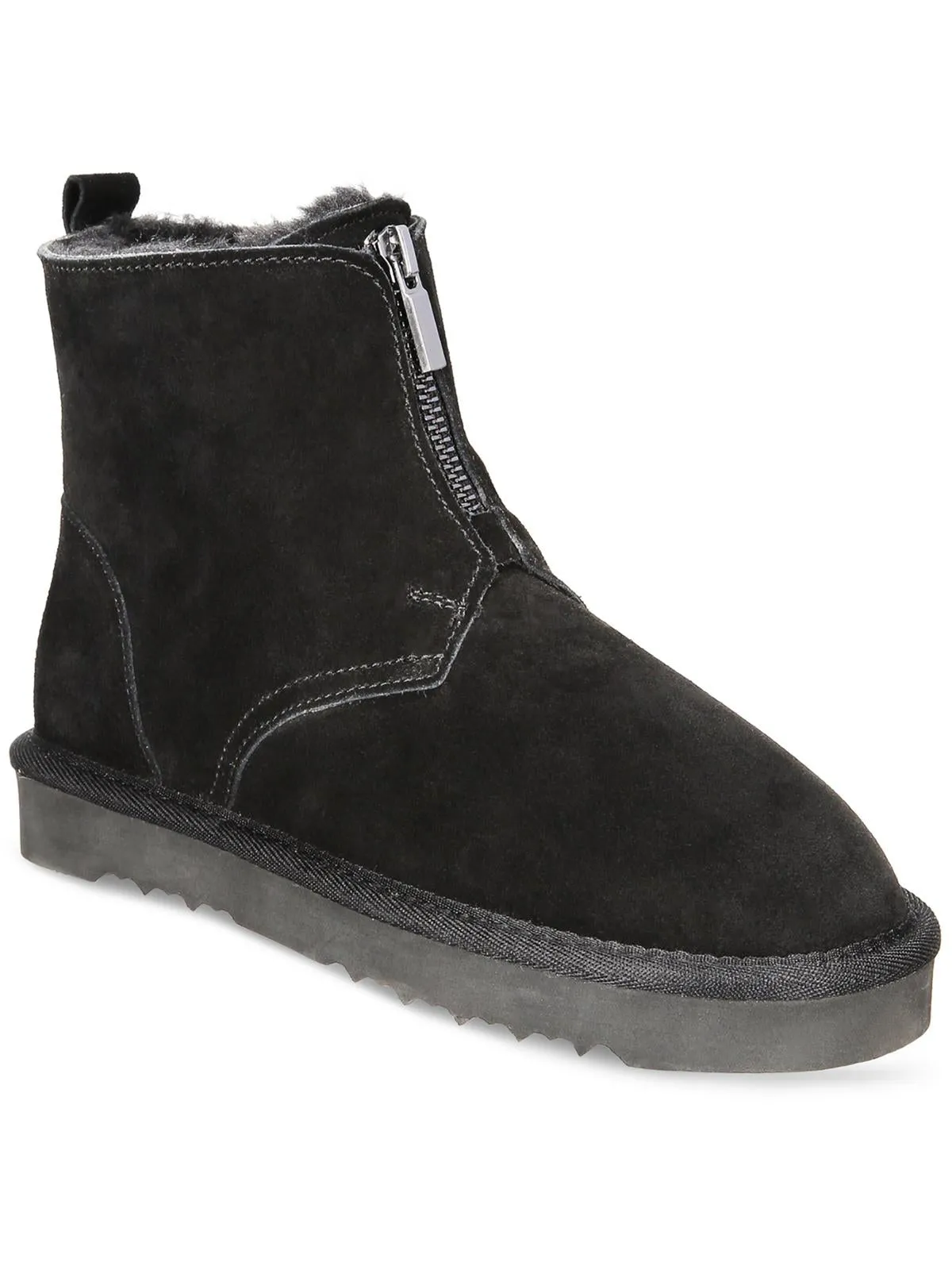 Terrii Womens Suede Faux Fur Lined Winter & Snow Boots