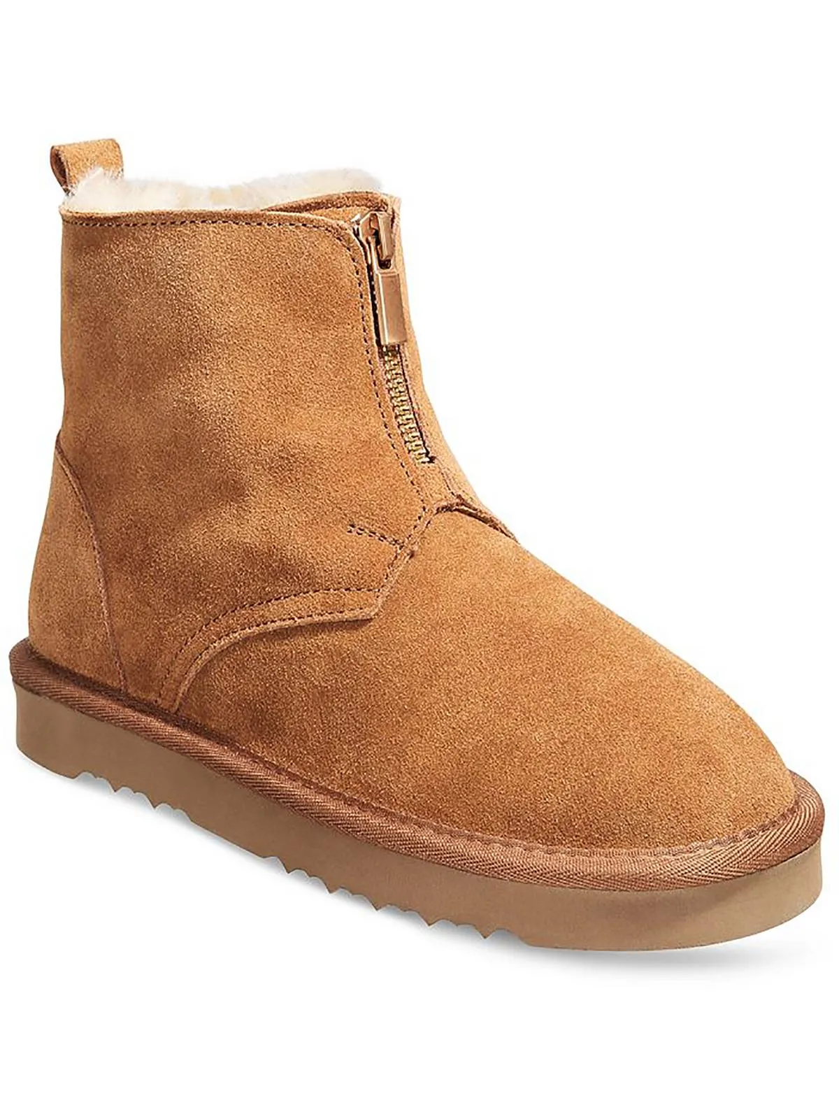 Terrii Womens Suede Faux Fur Lined Winter & Snow Boots