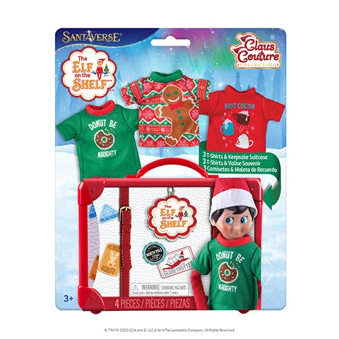 The Elf on the Shelf Claus Couture Festive Fun T-Shirt Set of 3