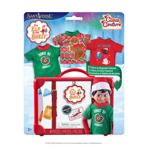 The Elf on the Shelf Claus Couture Festive Fun T-Shirt Set of 3