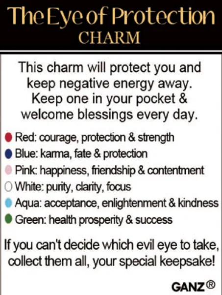 The Eye of Protection Token Charm 1"
