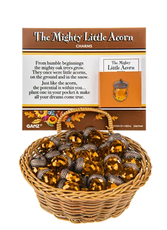 The Mighty Little Acorn Token Charm