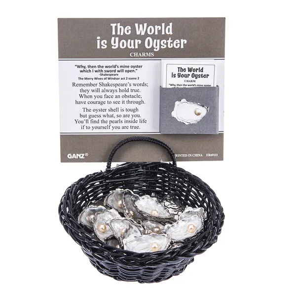The World is Your Oyster Token Charm