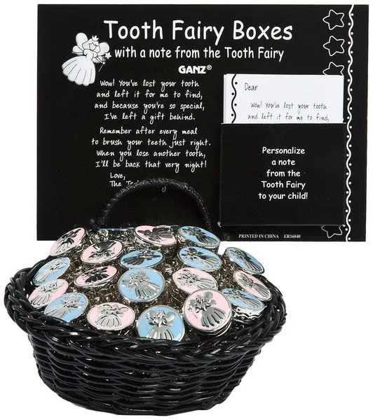 Tooth Fairy Box Pocket Token Charm