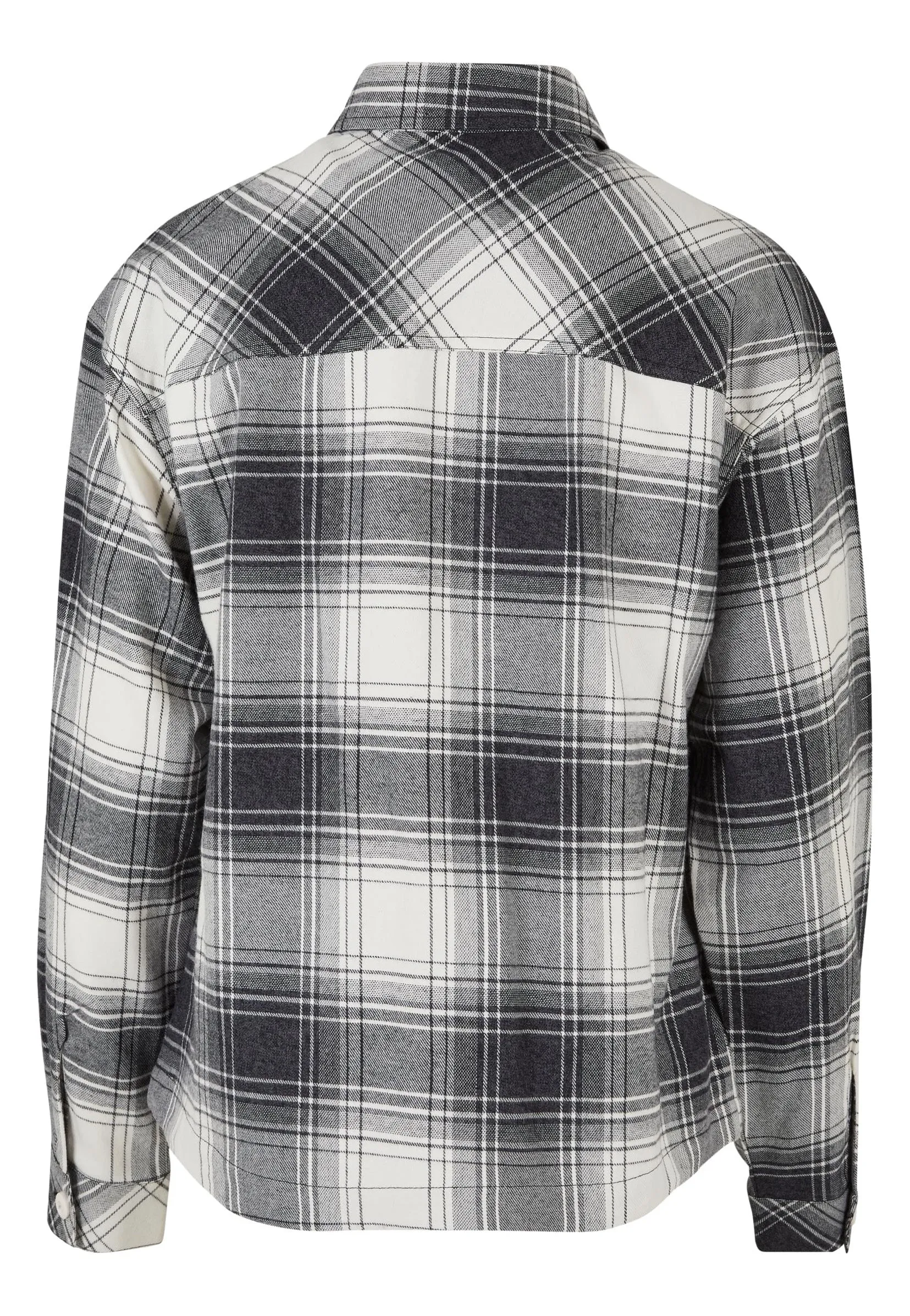Urban Classics - Ladies Oversized Check Whitesand/Black - Shirt