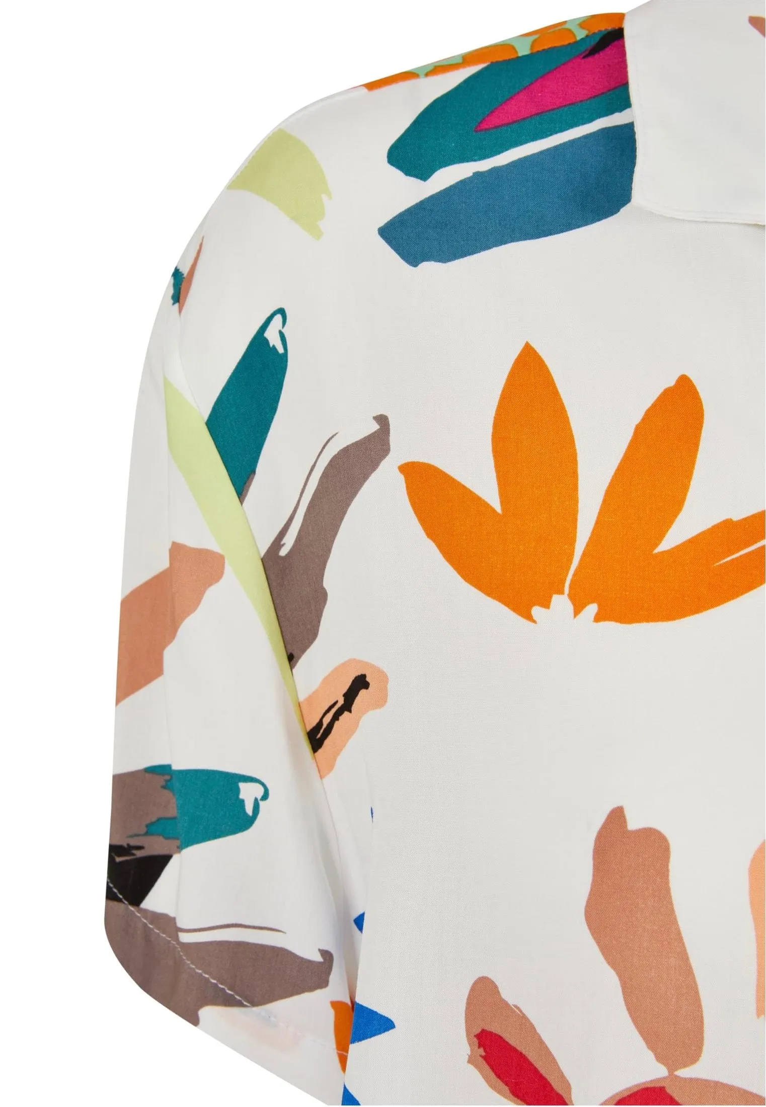 Urban Classics - Ladies Viscose Resort Whitesandfruity - Shirt