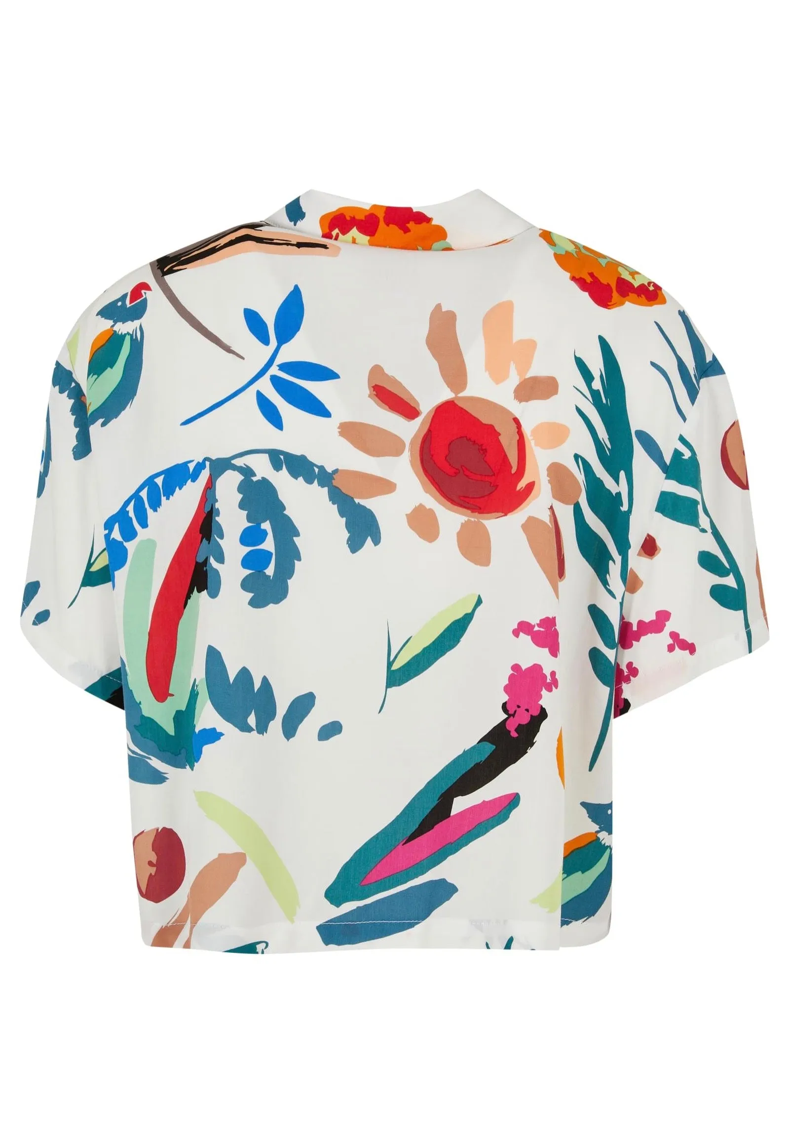 Urban Classics - Ladies Viscose Resort Whitesandfruity - Shirt