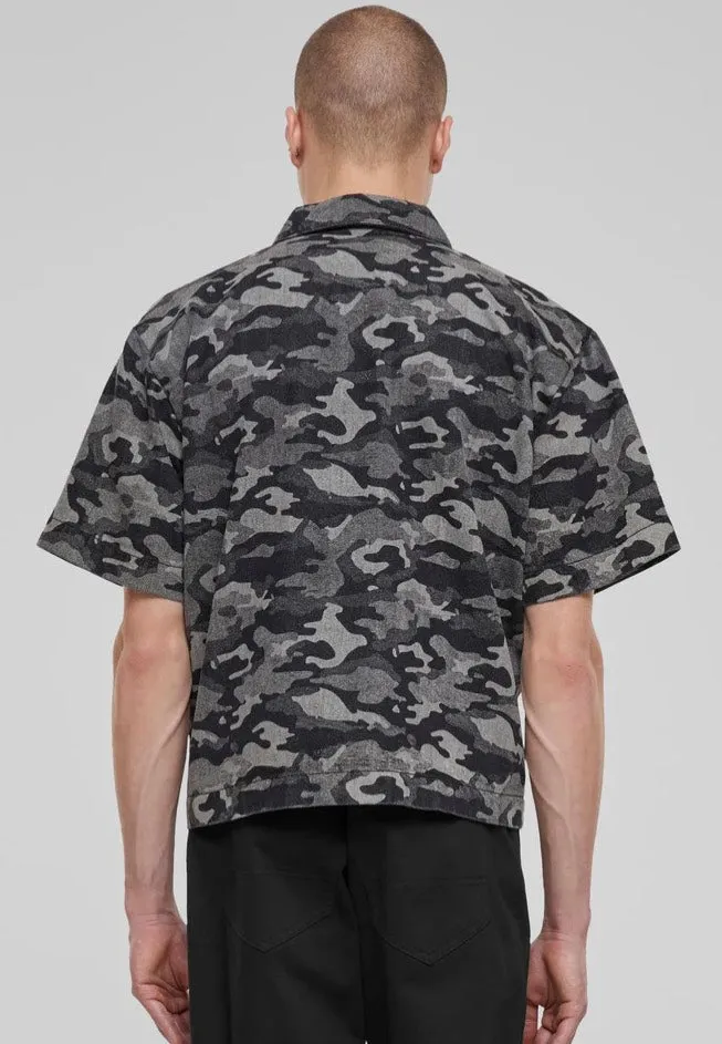 Urban Classics - Laser Printed Boxy Blacklasercamo - Shirt