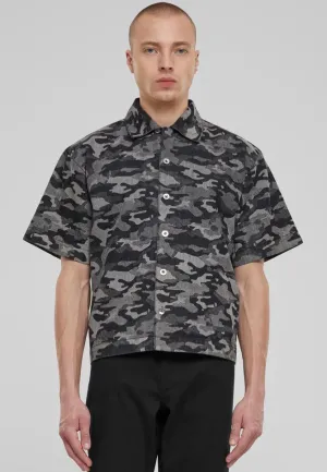 Urban Classics - Laser Printed Boxy Blacklasercamo - Shirt
