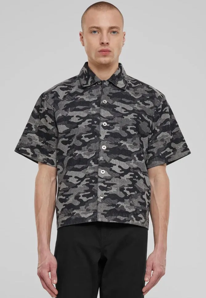 Urban Classics - Laser Printed Boxy Blacklasercamo - Shirt
