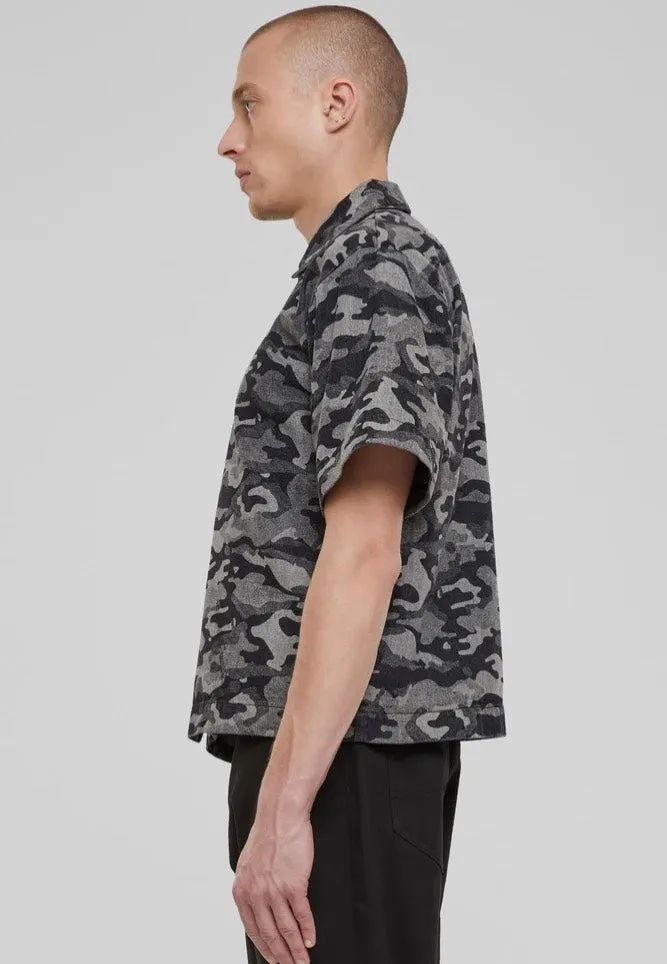 Urban Classics - Laser Printed Boxy Blacklasercamo - Shirt