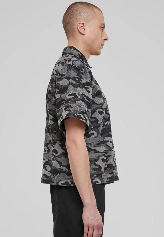 Urban Classics - Laser Printed Boxy Blacklasercamo - Shirt