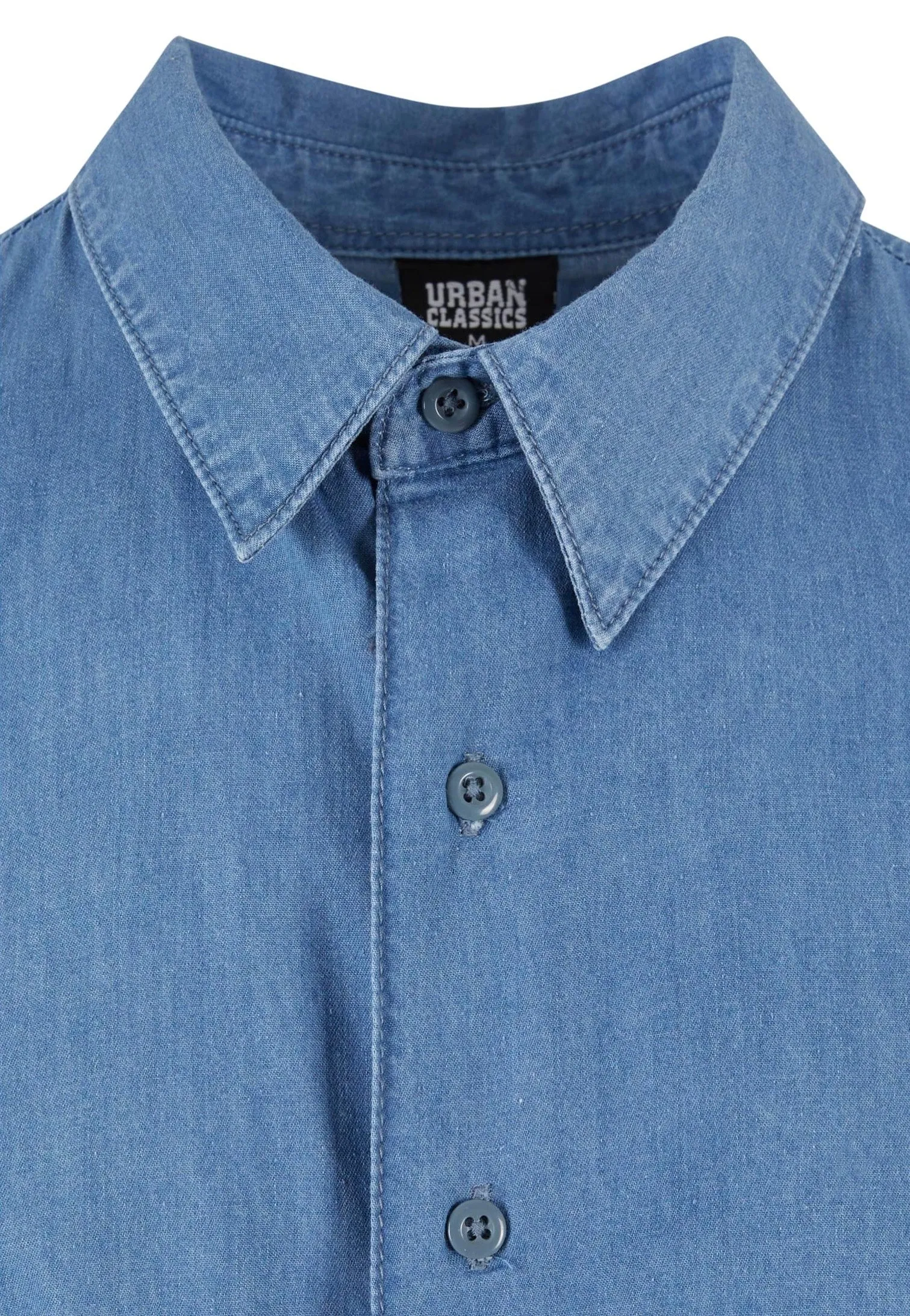 Urban Classics - Lightweight Denim Skyblue Washed - Shirt