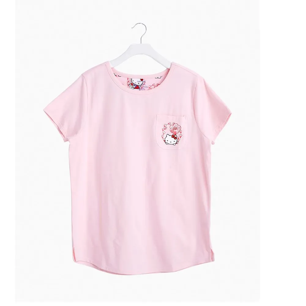 Vera Bradley Hello Kitty Pajama Short-Sleeved T-Shirt Size Small