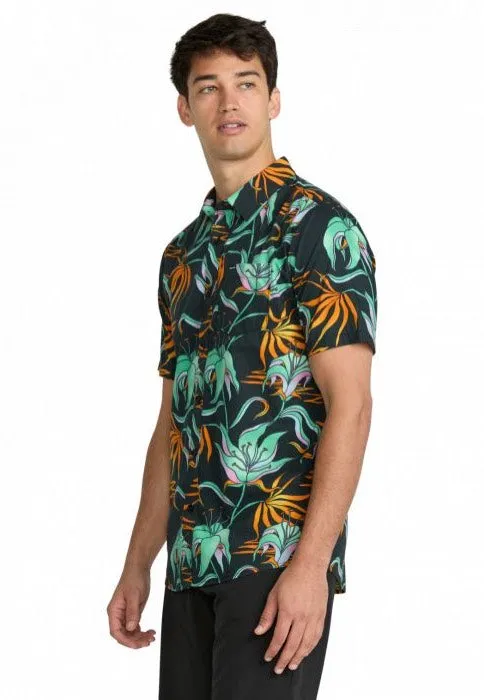 Volcom - Brainmelter Floral Black Green - Shirt