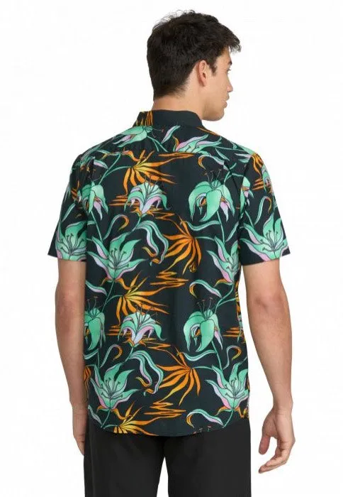 Volcom - Brainmelter Floral Black Green - Shirt