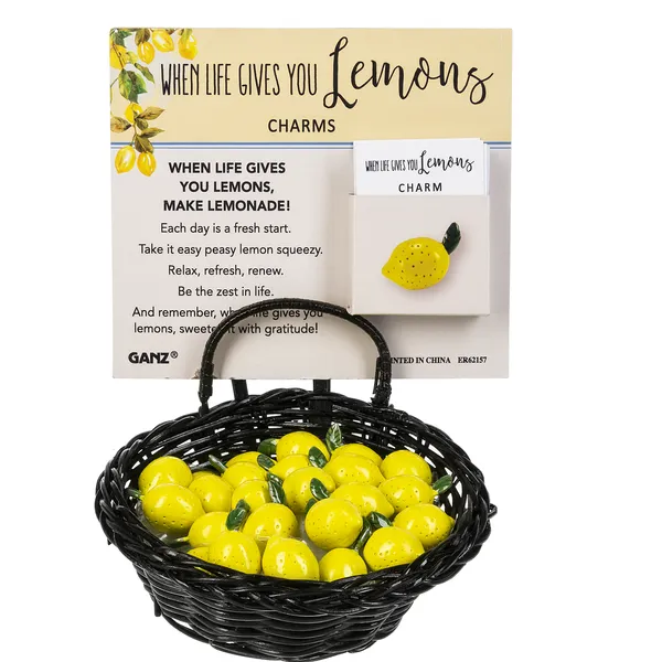 When Life Gives You Lemon Token Charm