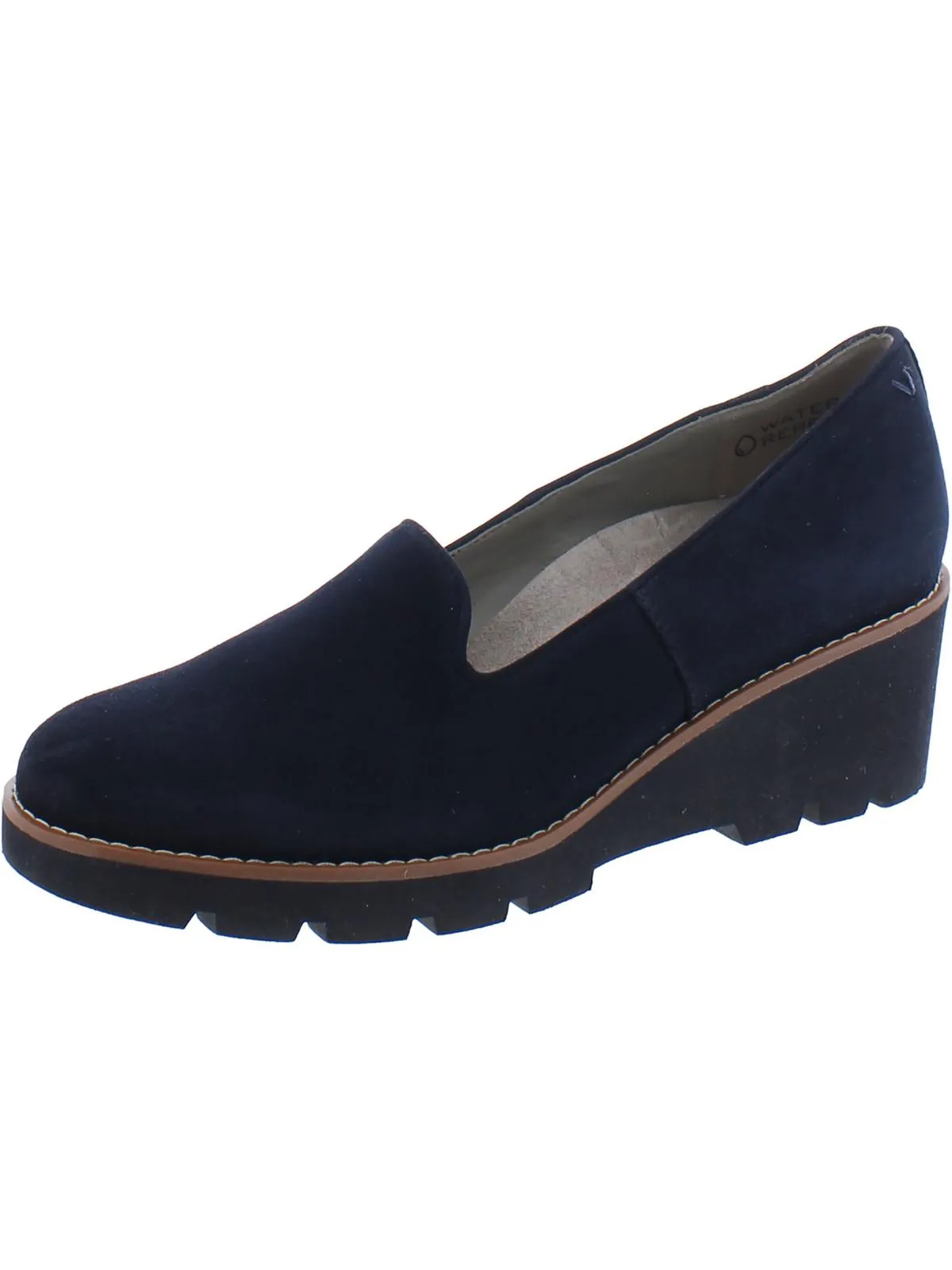 Willa Womens Textured Slip On Loafers